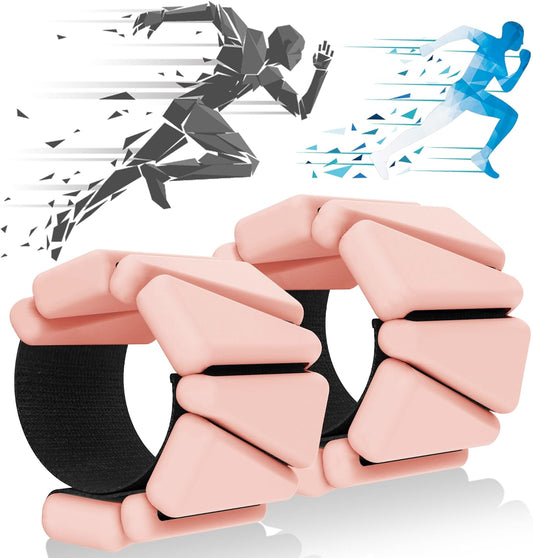 Wrist Weights Strength Training - Women'S Wearable Wrist & Ankle Weights Men'S Size Adjustable Silicone Bracelet Yoga Pilates Outdoor Aerobic Exercise Equipment