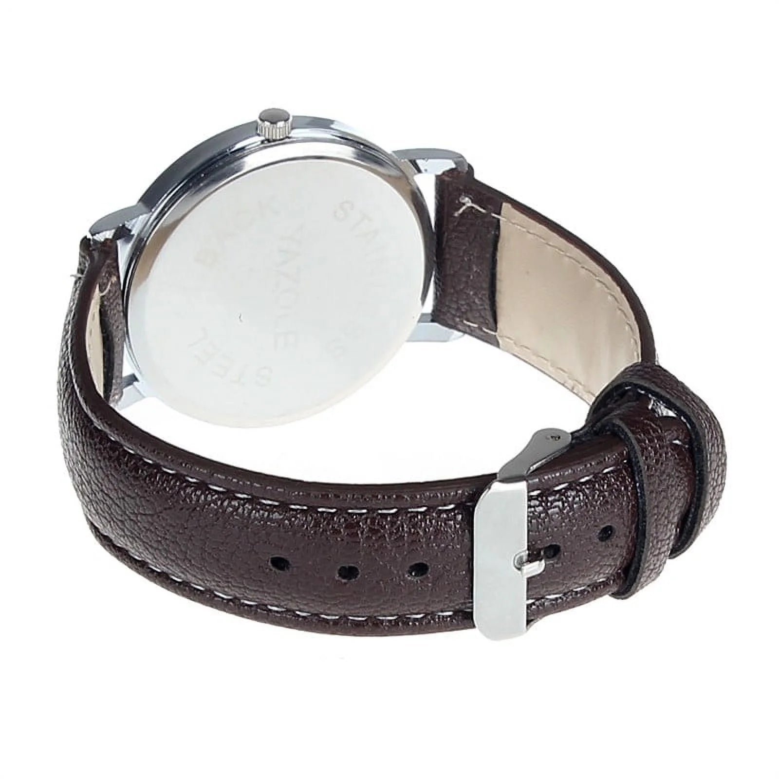 Men'S Watch Fashion Luxury Faux Leather Mens Quartz Analog Watch Watches Watches for Men on Sale Clearance