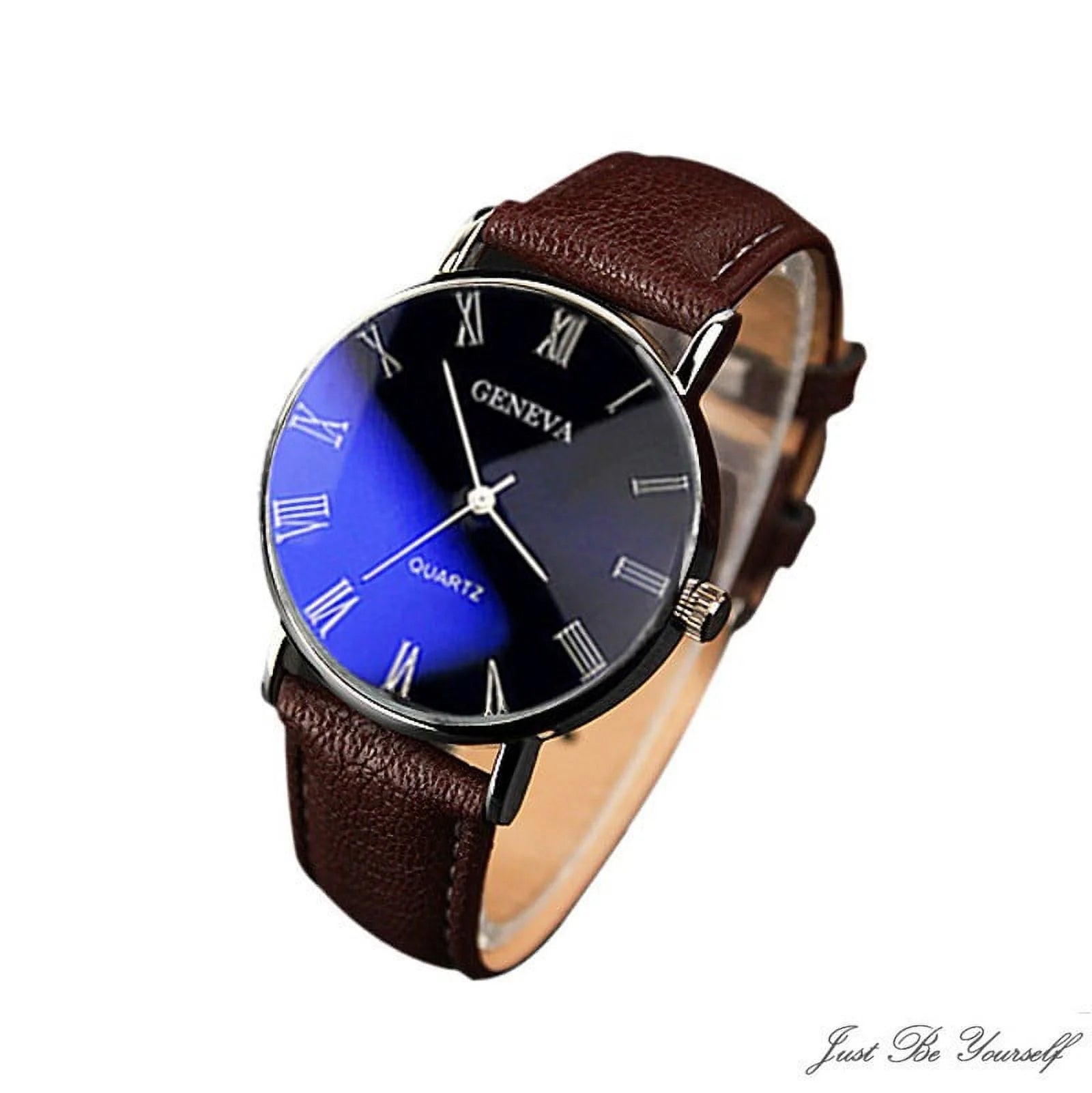 Men'S Watch Fashion Luxury Faux Leather Mens Quartz Analog Watch Watches Watches for Men on Sale Clearance
